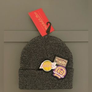 Mitchell and Ness LA Lakers 60th anniversary gray Beanie. Hardwood Classic. NWT